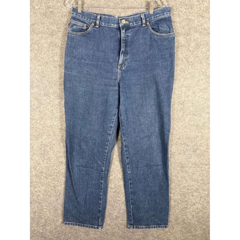 Ralph Lauren Lauren Jeans Co. Women's Jeans Size 12 Blue Denim Cotton